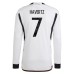 Prima Maglia Germania Mondiali 2022 Kai Havertz 7 Manica Lunga